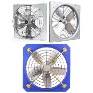 Ventilador de exaustão para estábulo, refrigeração por ventilação suspensa