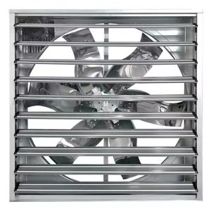 Ventilador galvanizado de pressão negativa para desodorização de fazendas de suínos
