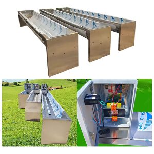 bebedouro elétrico de aço inoxidável para gado